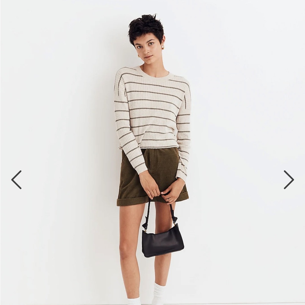 NWOT Madewell Lawson Crop Pullover